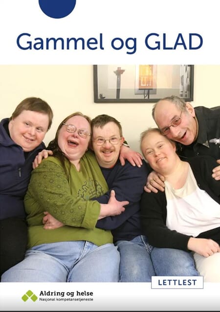 Gammel og glad, lettlest hefte