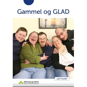 Gammel og glad, lettlest hefte