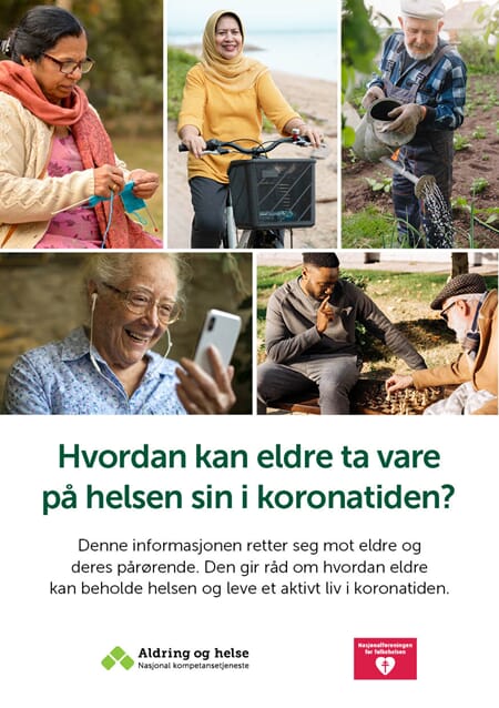 (veil)Hvordan kan eldre ta vare på helsen sin i koronatiden?