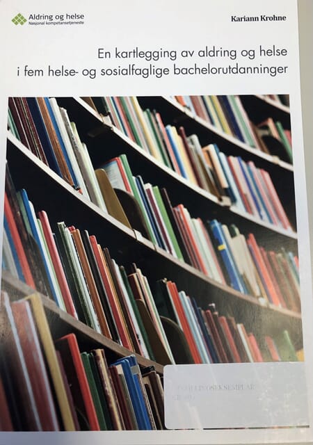 (PDF) En kartlegging  av aldring og helse i fem helse-og....
