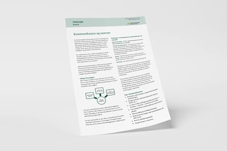 Tema-ark om Kommunikasjon og samvær