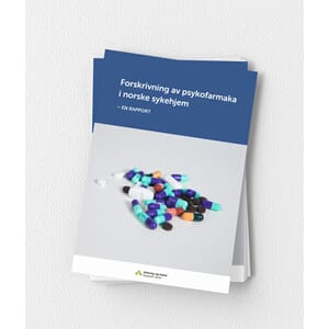 Forskrivning av psykofarmaka i norske sykehjem - en rapport